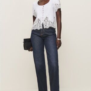 Reformation Josie Linen shirt